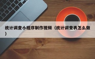 喀什统计调查小程序制作视频（统计调查表怎么做）